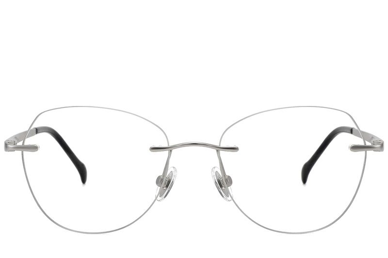 Invisible Silver Titanium Glasses #BS2012-1768