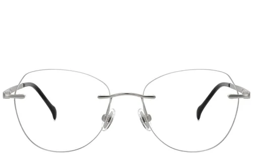 Lunettes invisibles en titane argenté #BS2012-1768
