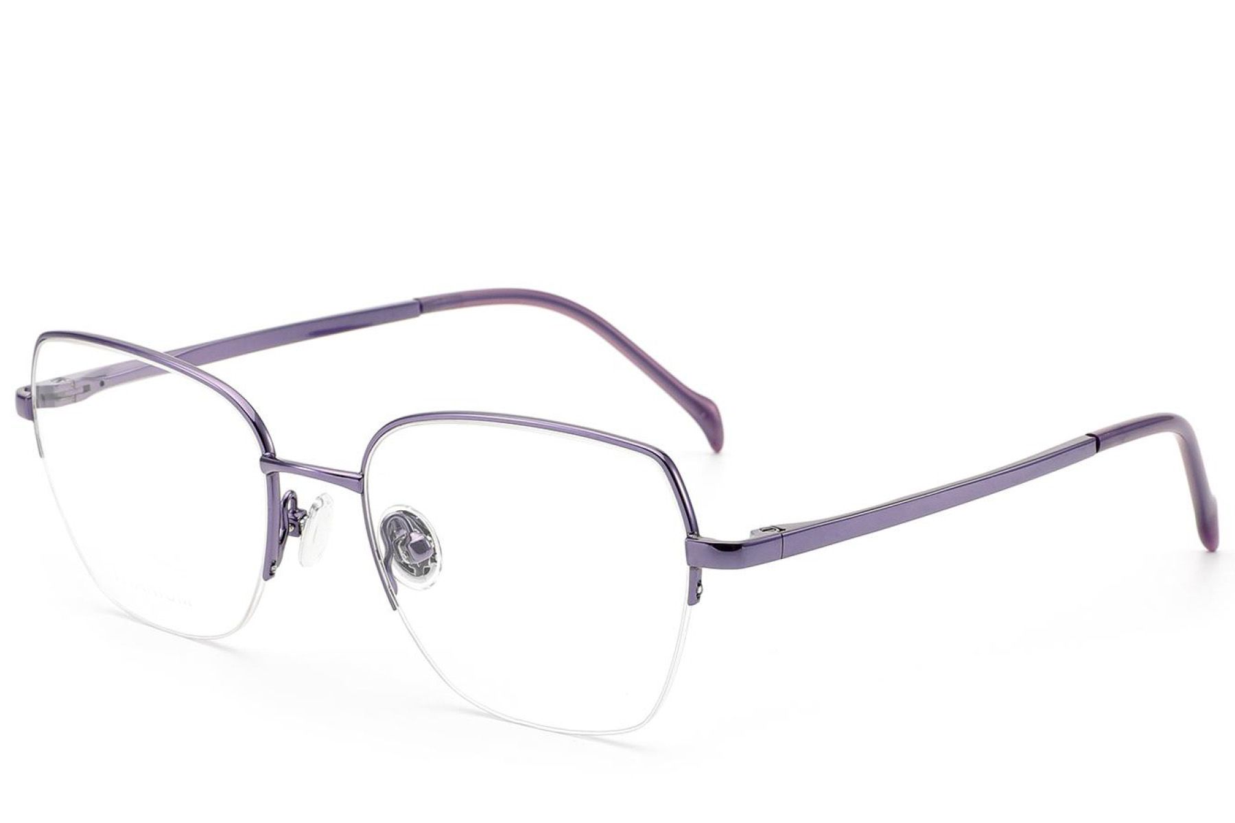 Gafas semi al aire de titanio morado #BS2012-1772