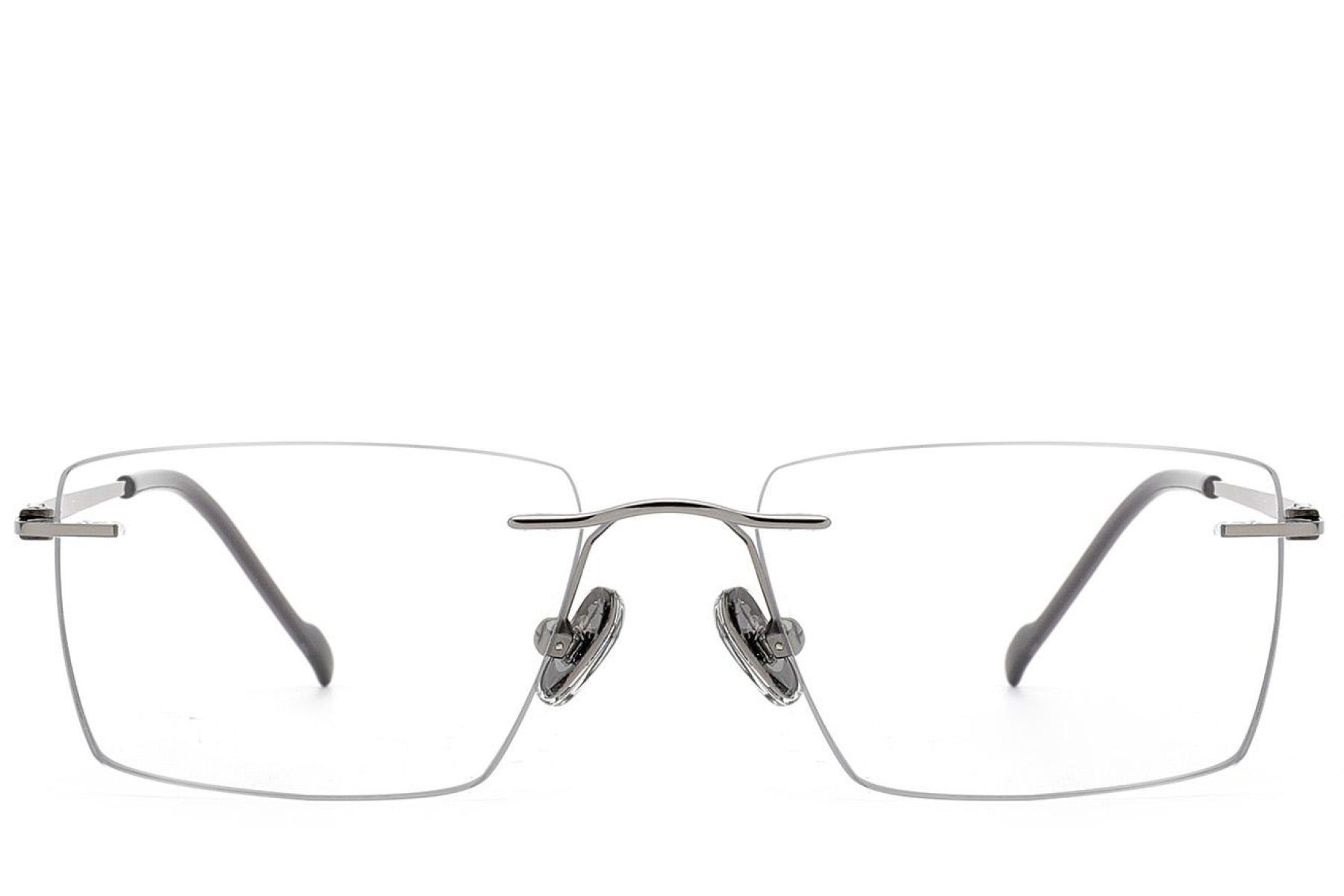 Invisible Grey Titanium Glasses #BS2012-1785