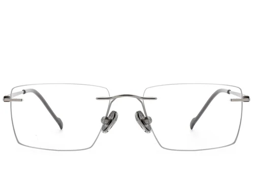 Lunettes invisibles en titane gris #BS2012-1785