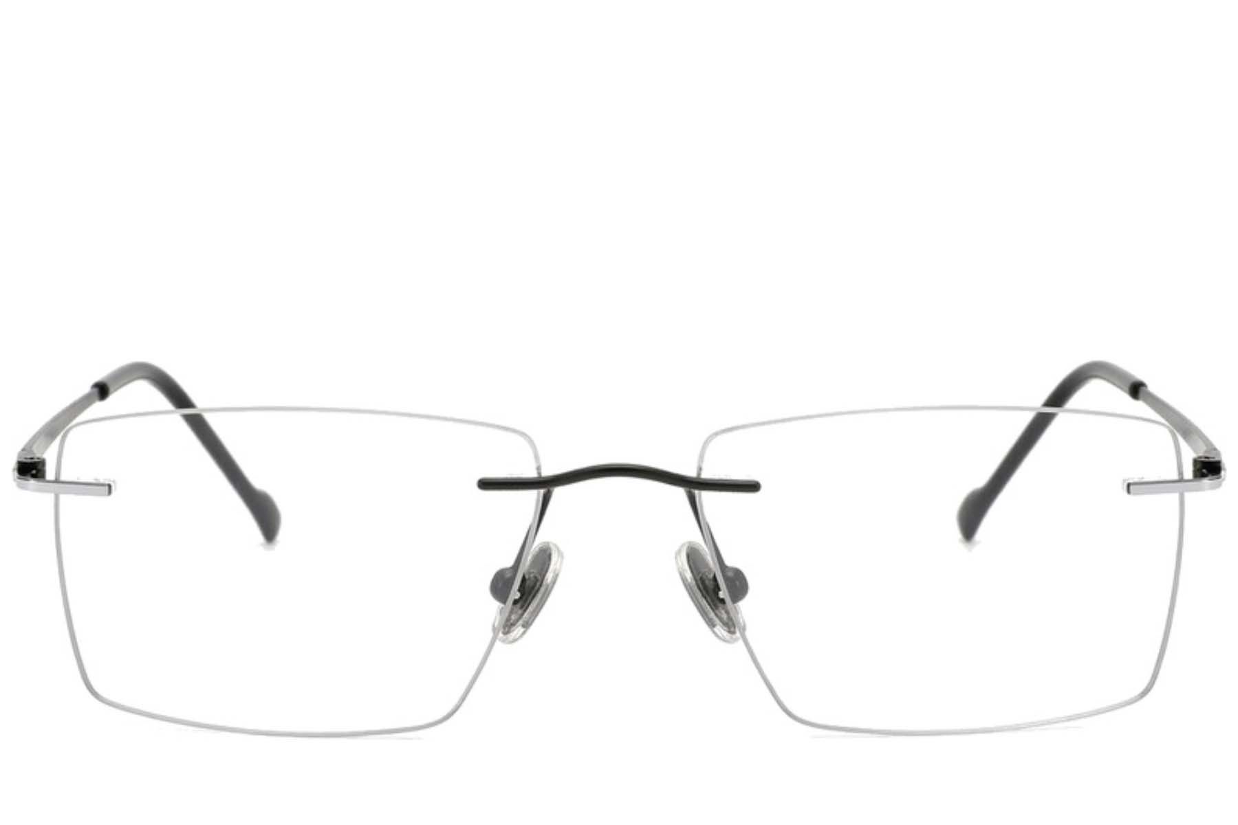 Gafas invisibles de titanio negro #BS2012-1788