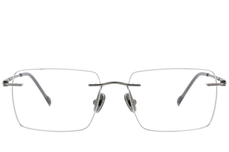 Gafas invisibles de titanio gris #BS2012-1790