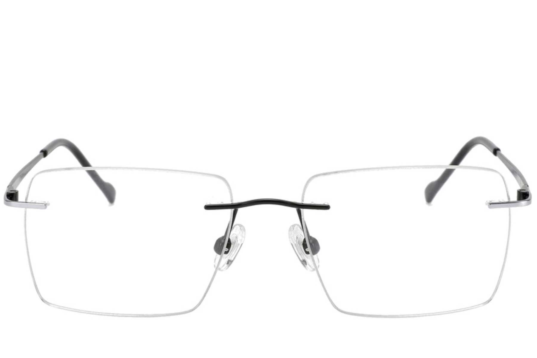 Gafas invisibles de titanio negro #BS2012-1793