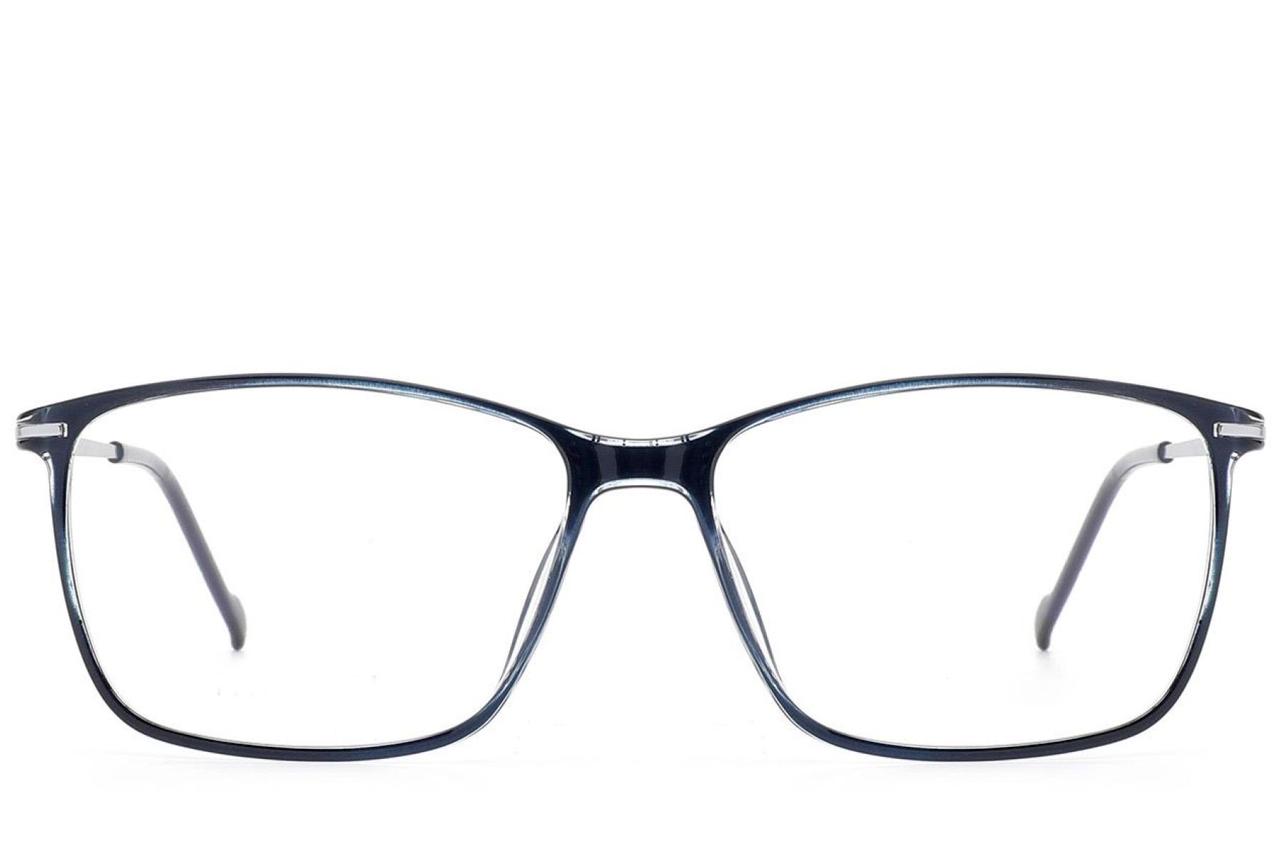 Rectangular Blue Titanium Glasses #BS2012-1798