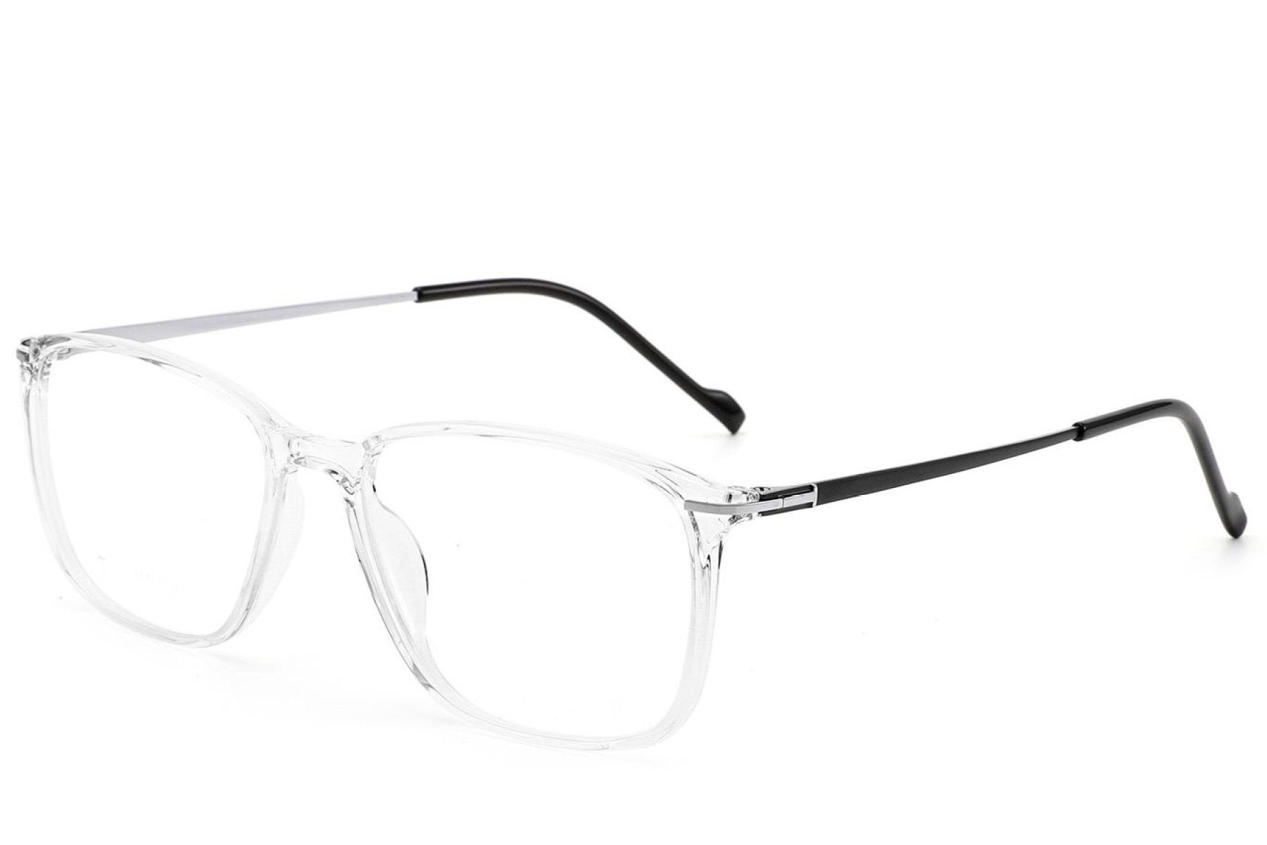 Rectangular Transparent Titanium Glasses #BS2012-1804