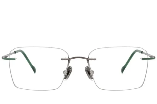 Lunettes invisibles en titane gris #BS2012-1817