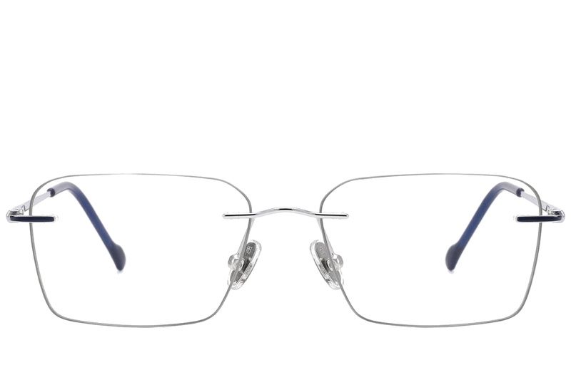 Invisible Silver Titanium Glasses #BS2012-1819