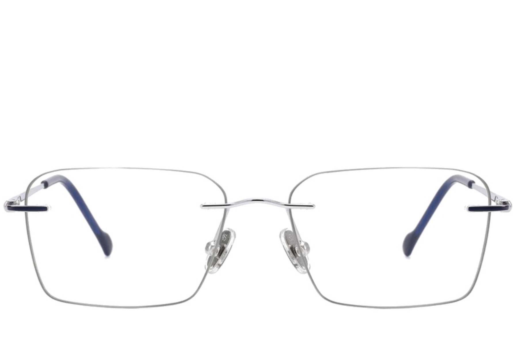 Unsichtbare Silber-Titan-Brille #BS2012-1819