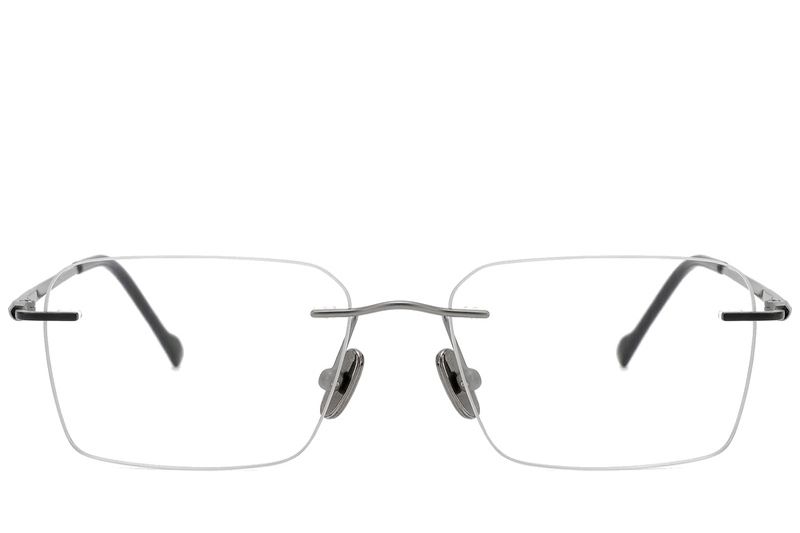 Invisible Grey Titanium Glasses #BS2012-1820