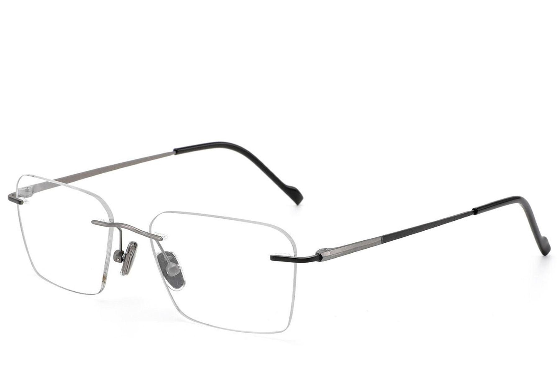Gafas invisibles de titanio gris #BS2012-1820