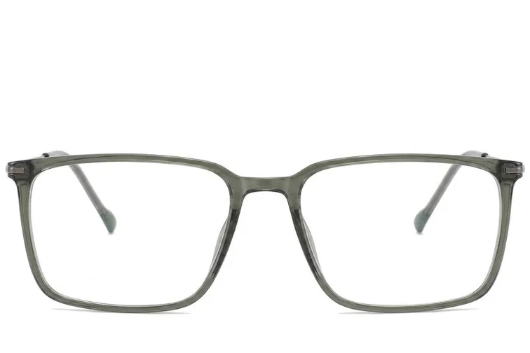 Rectangular Green Titanium Glasses #BS2012-1823