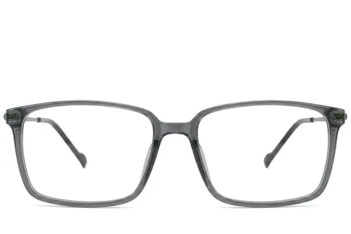 Lunettes rectangulaires en titane vert #BS2012-1829