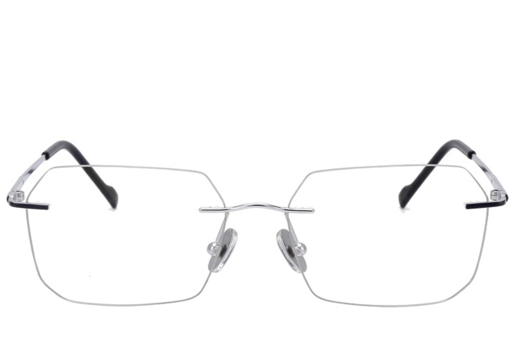 Invisible Silver Titanium Glasses #BS2012-1836