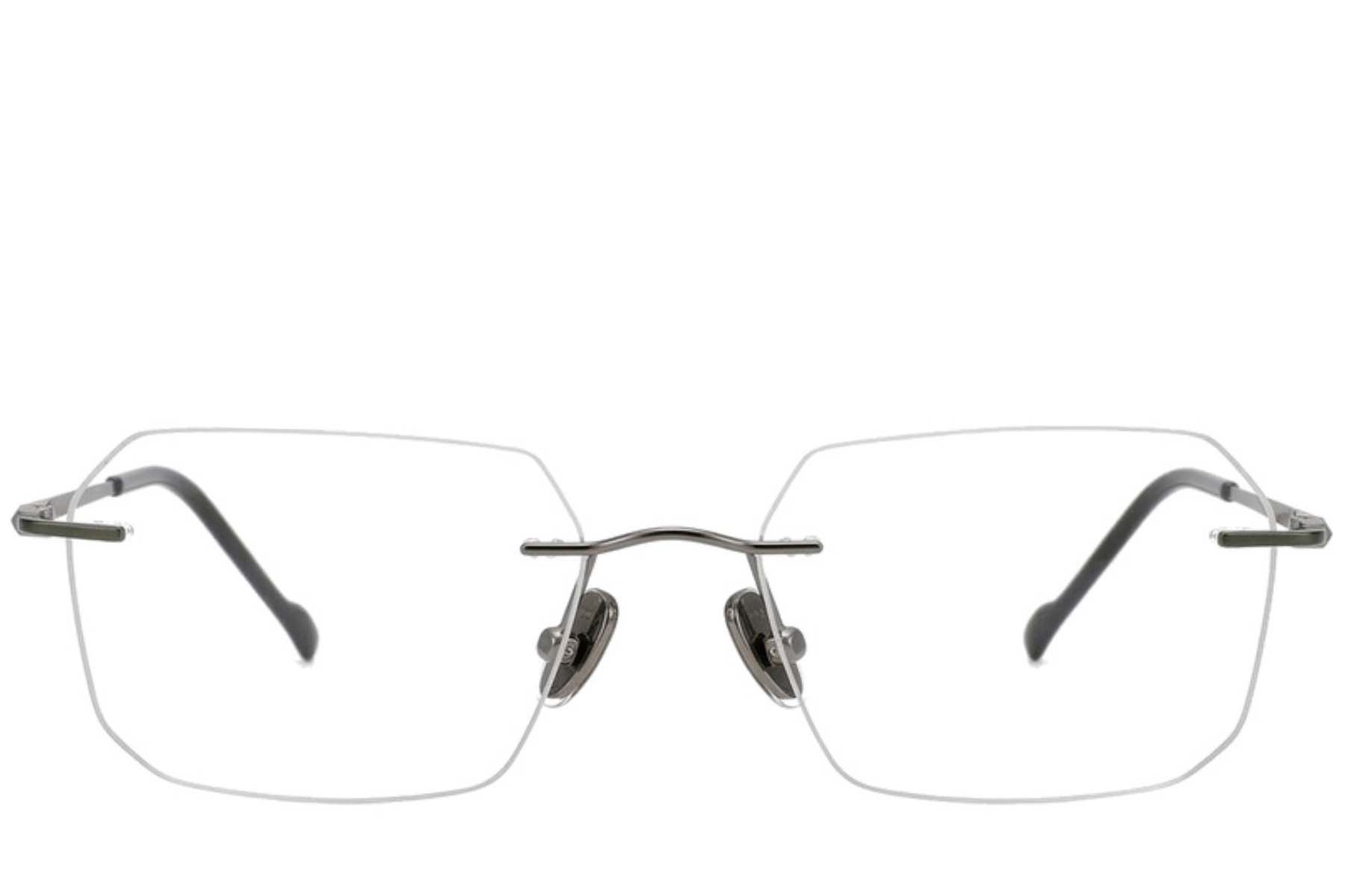 Invisible Grey Titanium Glasses #BS2012-1837