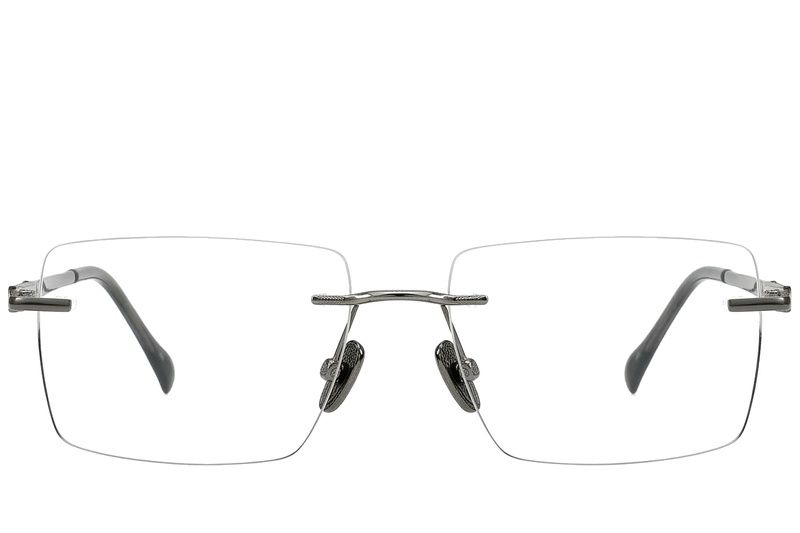 Unsichtbare graue Titanbrille #BS2012-1849