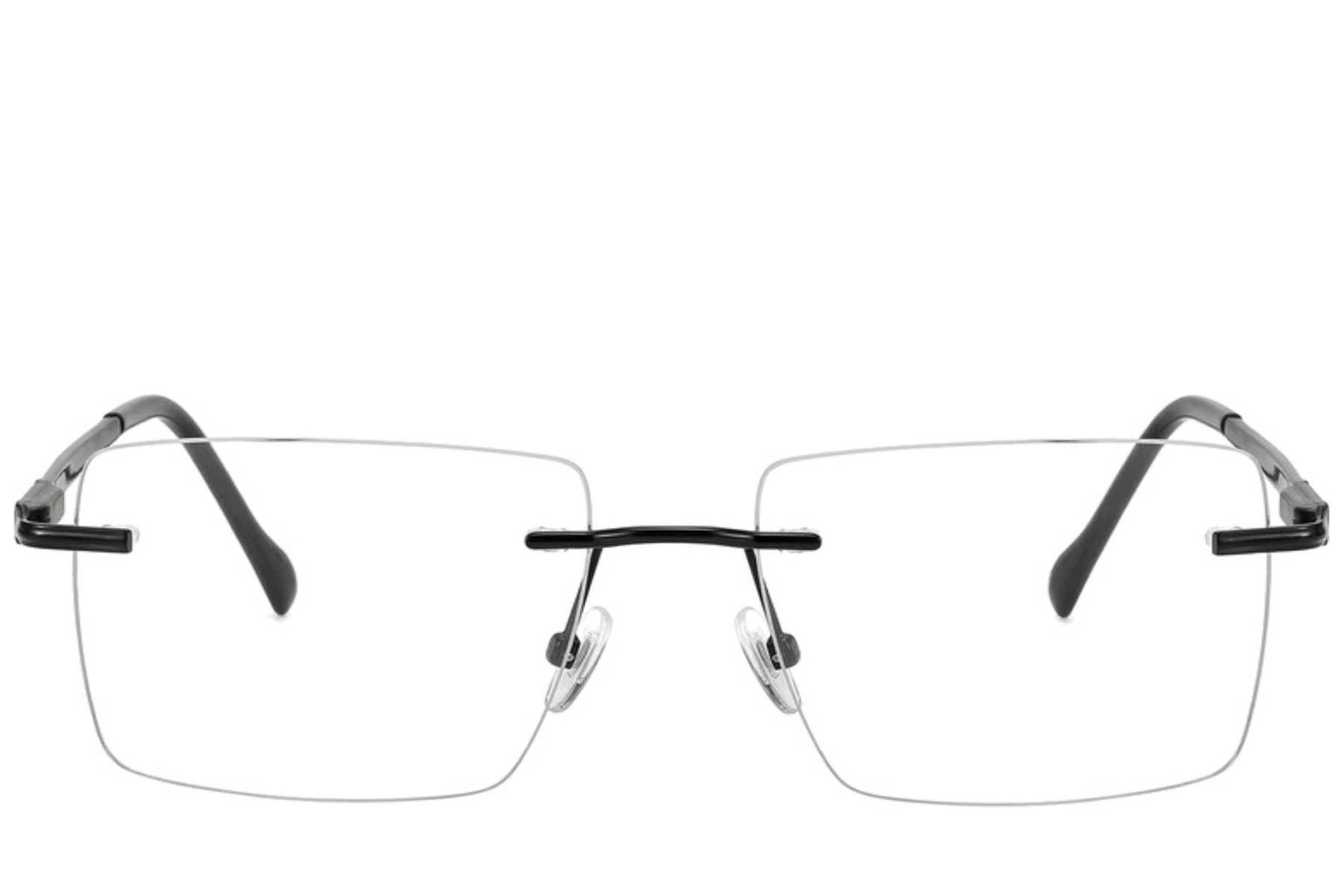 Invisible Black Titanium Glasses #BS2012-1852
