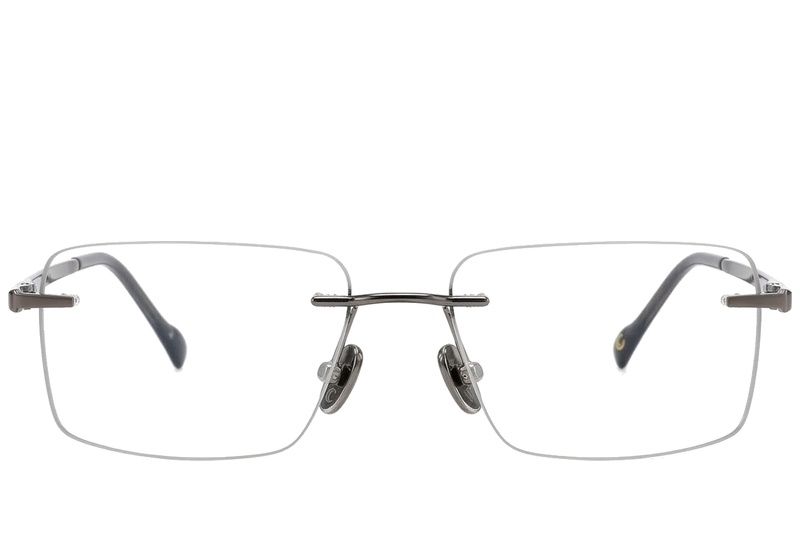 Invisible Grey Titanium Glasses #BS2012-1885
