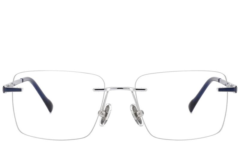 Invisible Silver Titanium Glasses #BS2012-1887