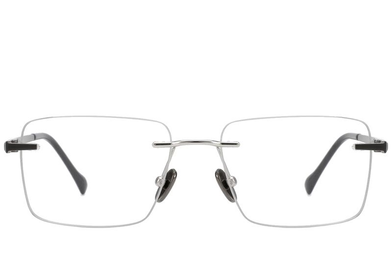 Invisible Black Titanium Glasses #BS2012-1888