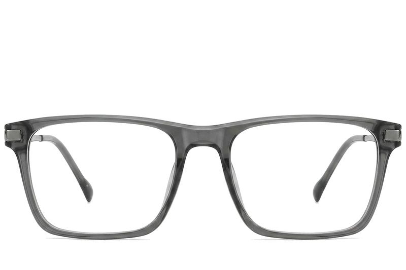 Rectangular Green Titanium Glasses #BS2012-1891