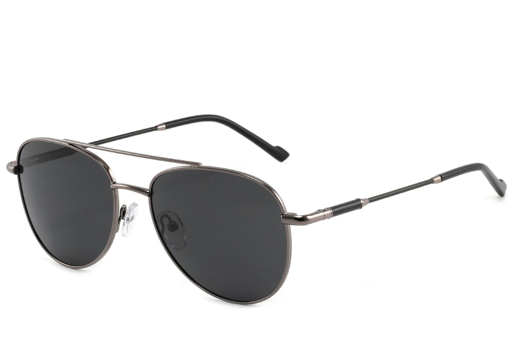Aviator Grey Metal Sunglasses #BS2012-1916
