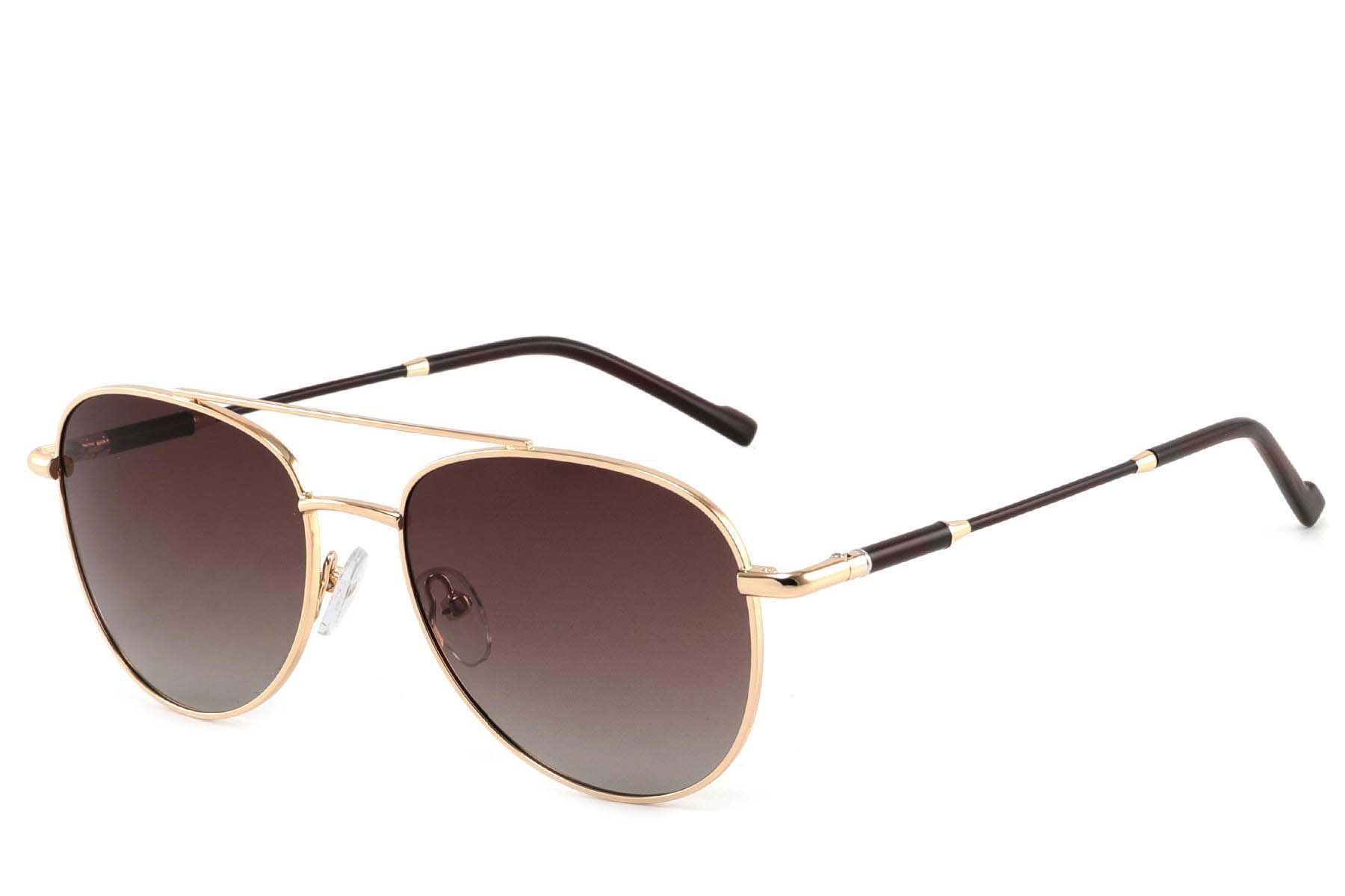 Aviator Golden Metal Sunglasses #BS2012-1919