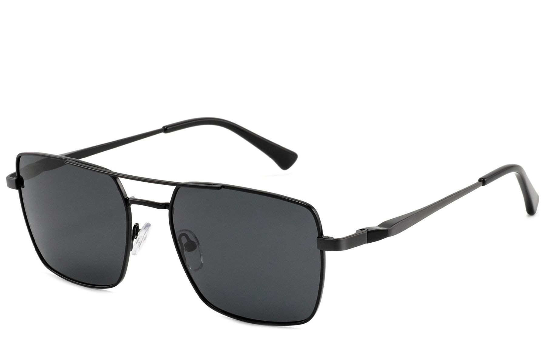 Aviator Black Metal Sunglasses #BS2012-1930