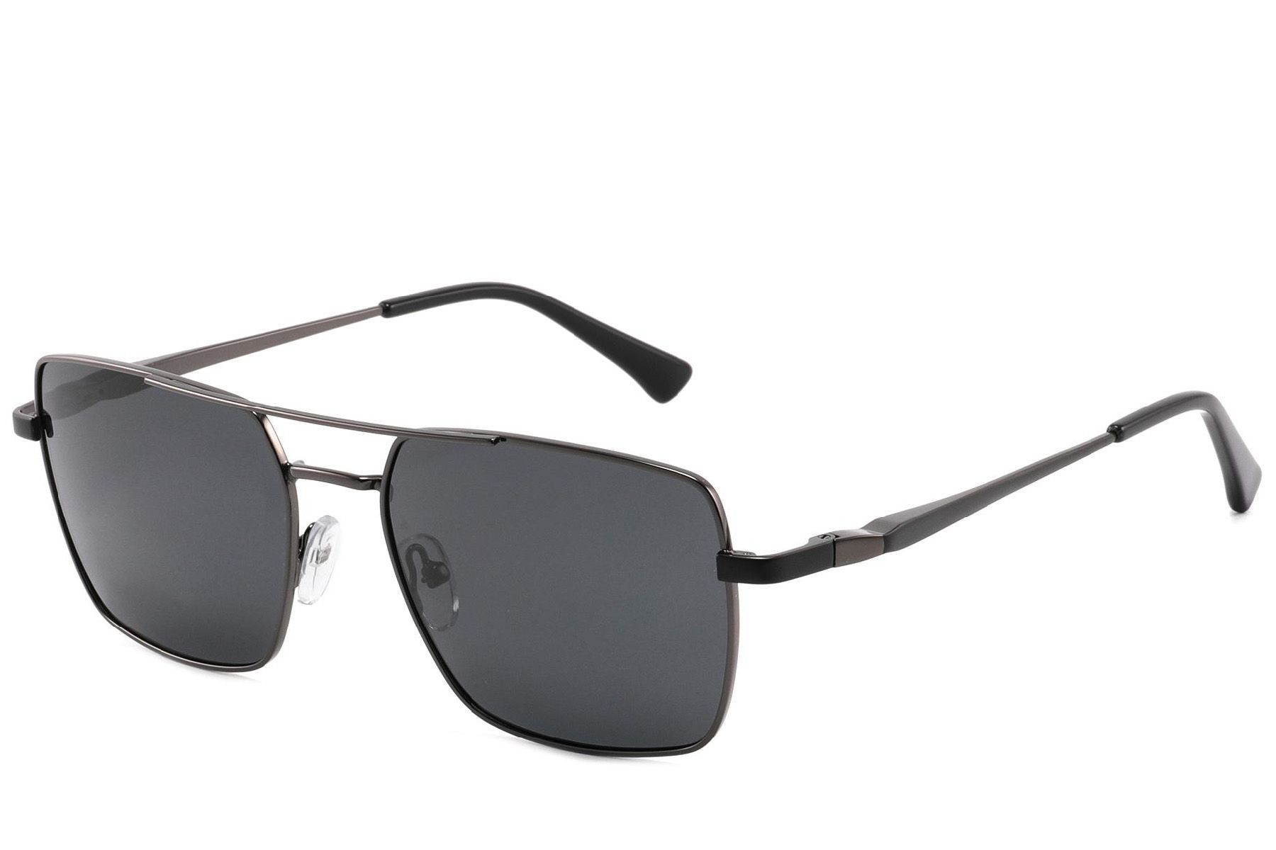 Aviator Grey Metal Sunglasses #BS2012-1931