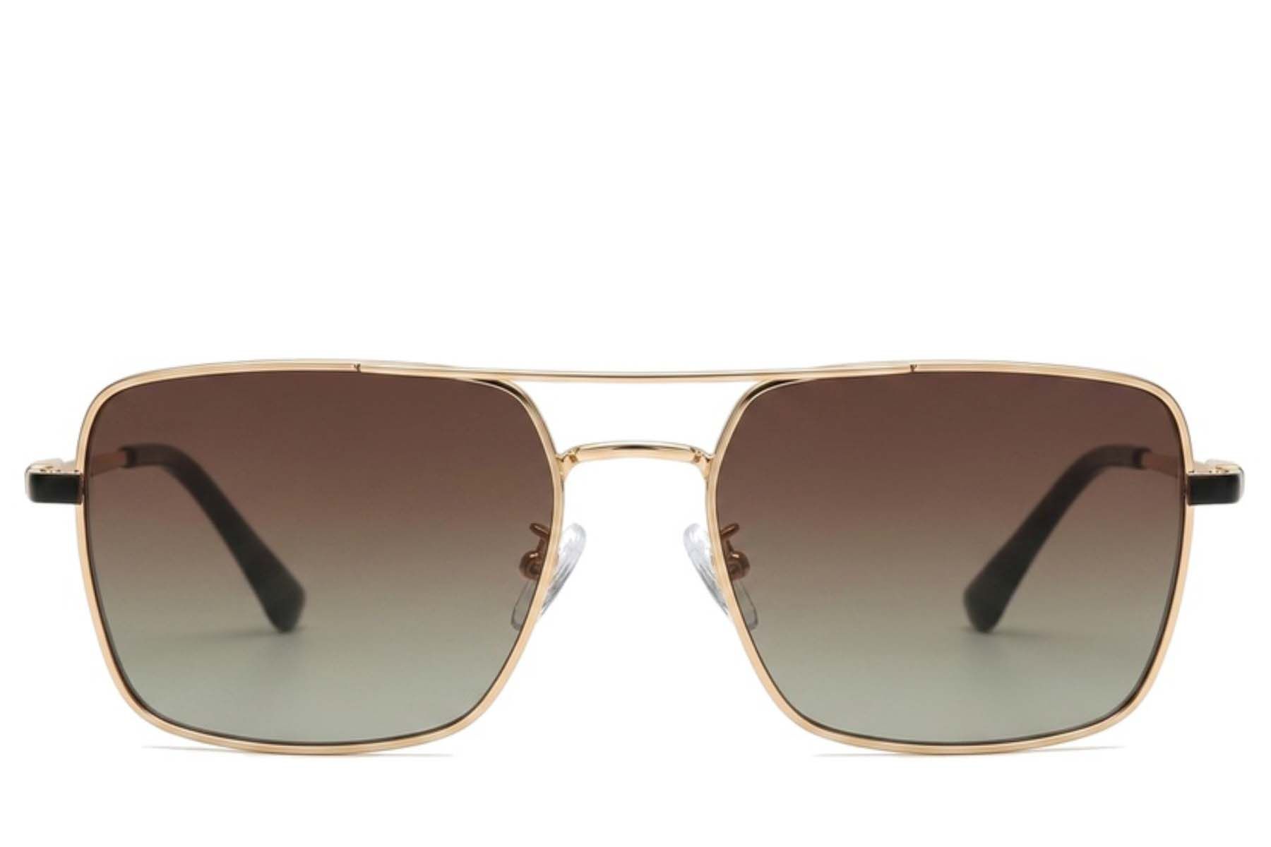 Aviator zonnebril van goudkleurig metaal #BS2012-1934