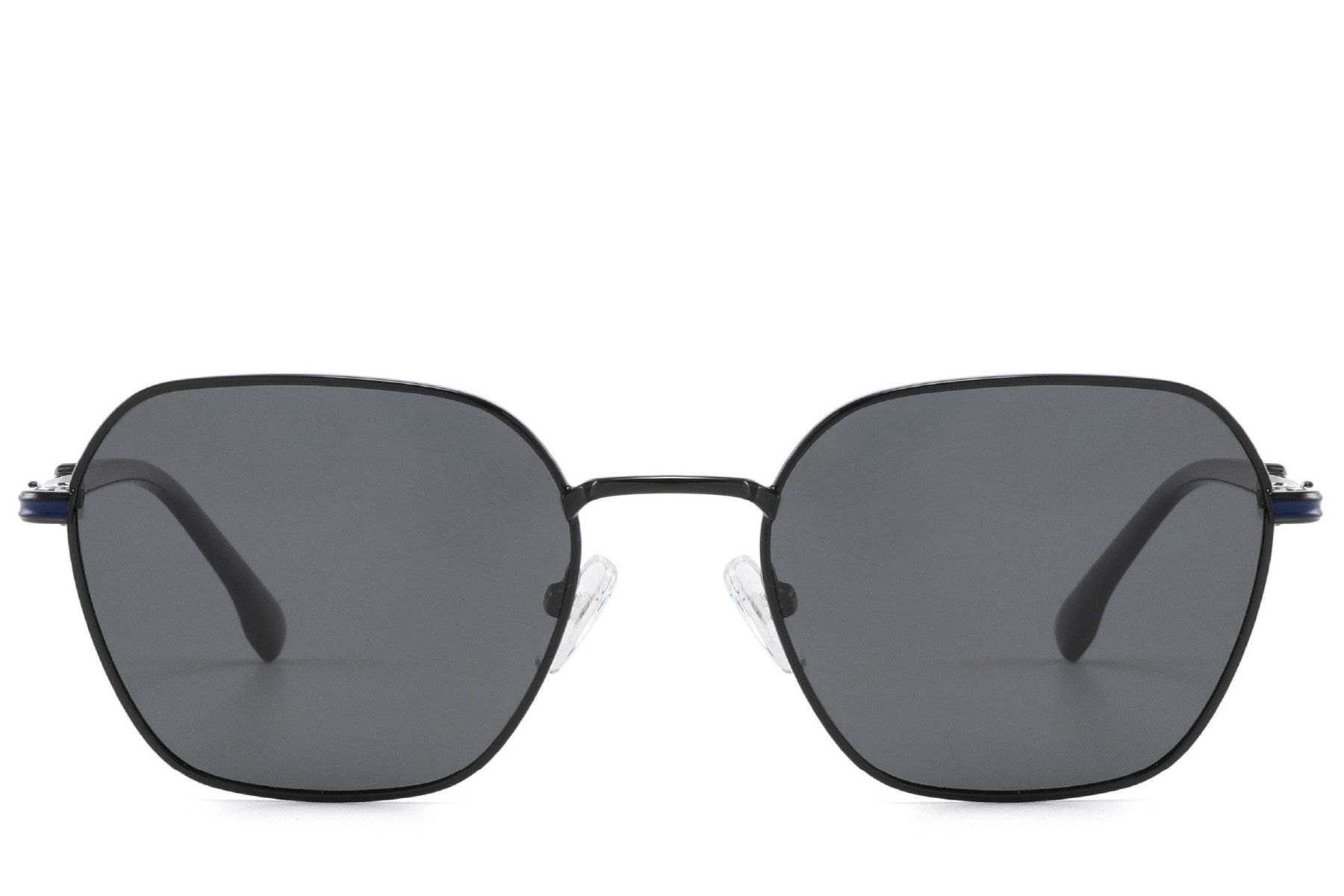 Geometric Black Metal Sunglasses #BS2012-1941