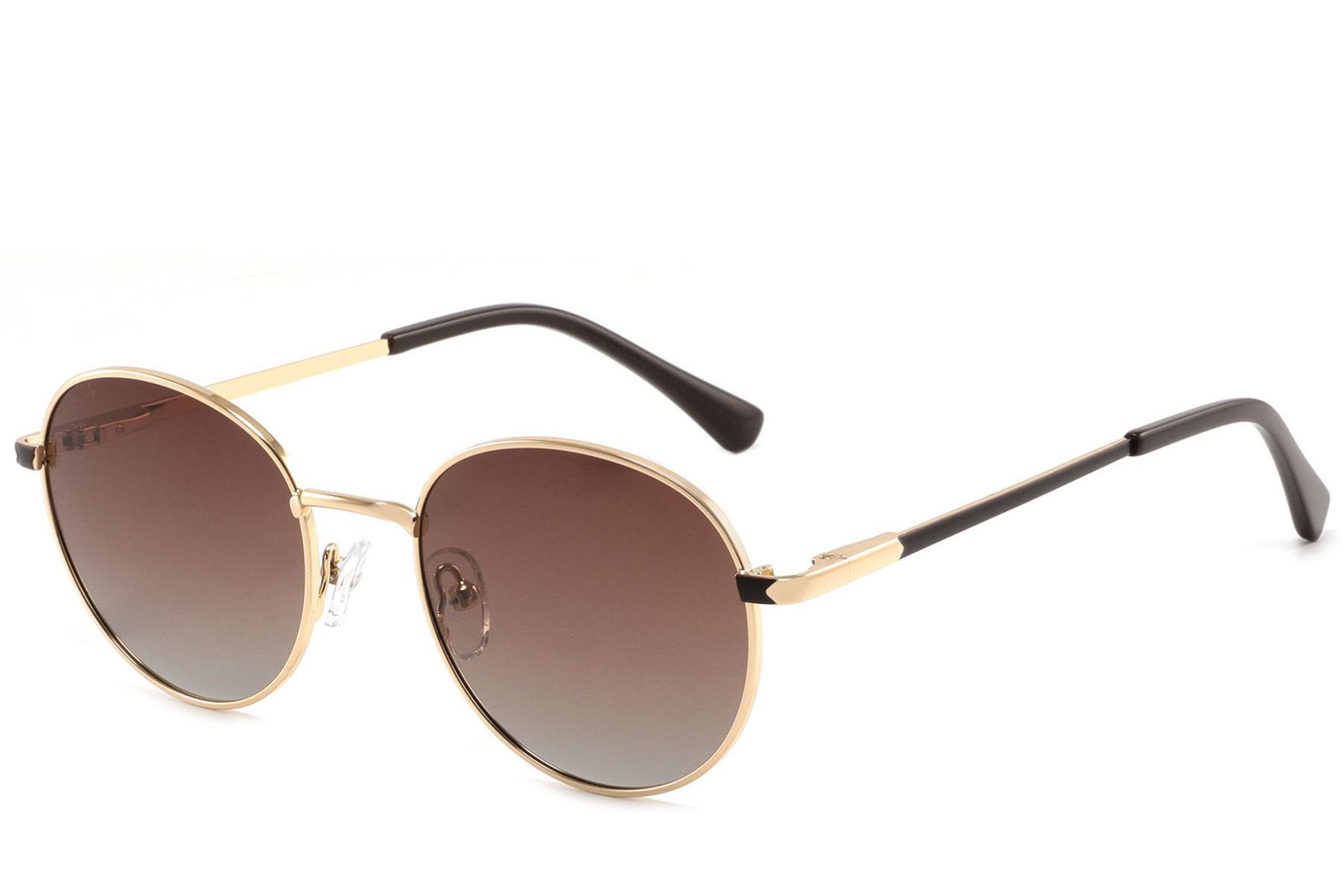 Oval Golden Metal Sunglasses #BS2012-2009