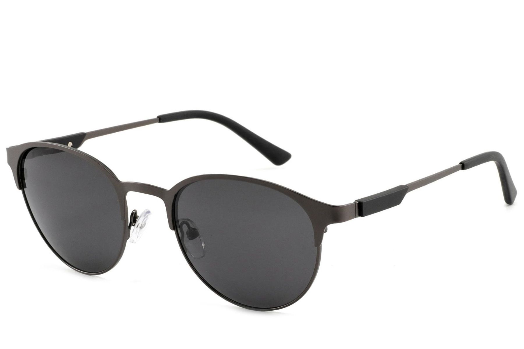 Oval Grey Metal Sunglasses #BS2012-2041