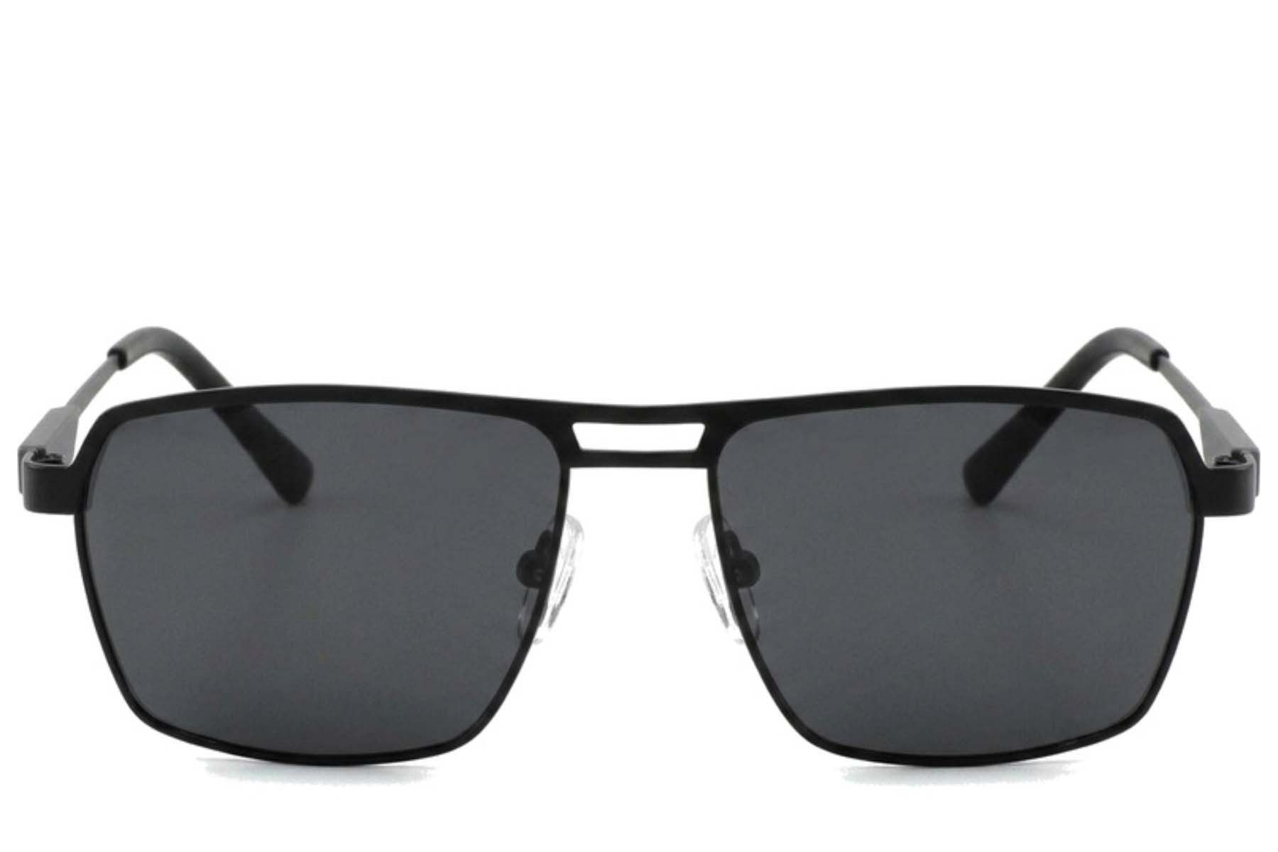 Aviator zonnebril van zwart metaal #BS2012-2050