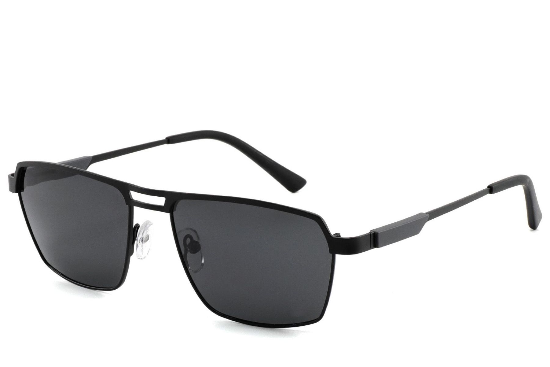 Aviator Black Metal Sunglasses #BS2012-2050