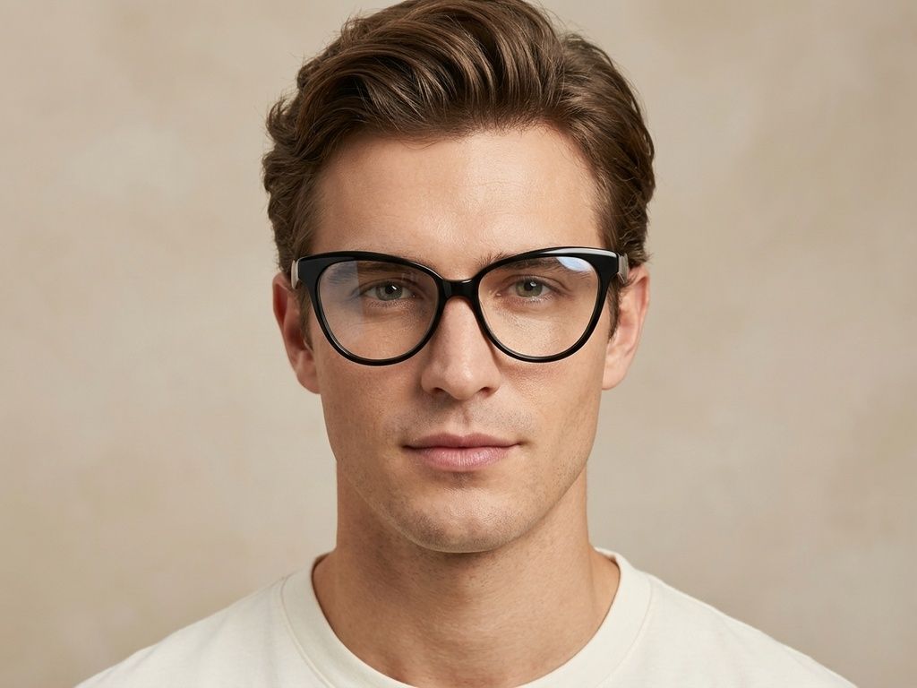 Butterfly Black Acetate Glasses #BS2012-2059