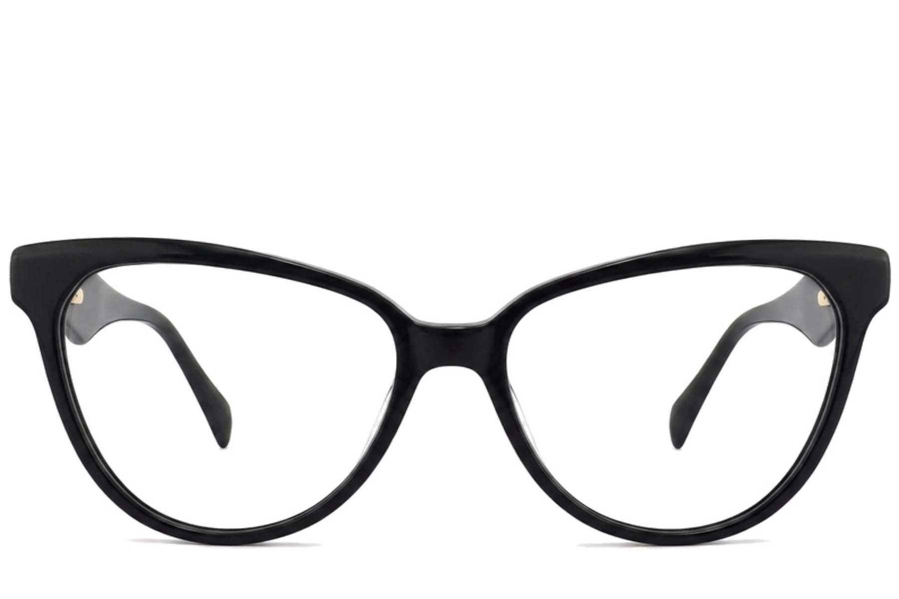 Butterfly Black Acetate Glasses #BS2012-2059