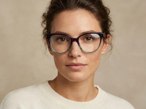 Lunettes en acétate violet papillon #BS2012-2061