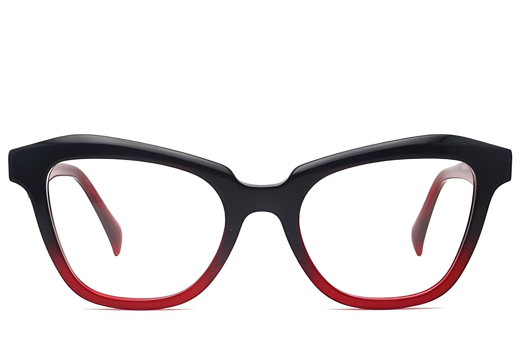 Butterfly Red Acetate Glasses #BS2012-2065