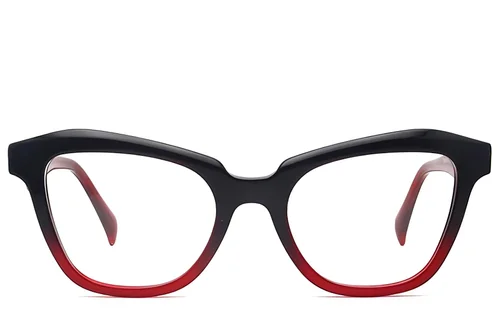 Lunettes papillon en acétate rouge #BS2012-2065