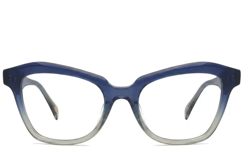 Lunettes en acétate bleu papillon #BS2012-2066