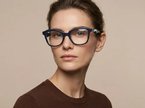 Lunettes en acétate bleu papillon #BS2012-2067
