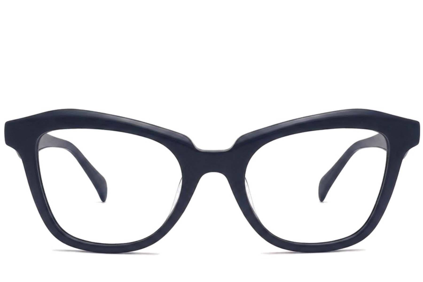 Occhiali in acetato blu farfalla #BS2012-2067
