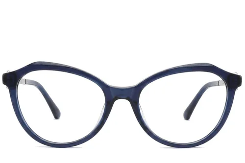 Lunettes en acétate bleu papillon #BS2012-2073