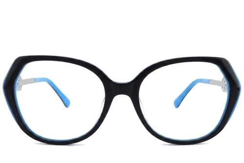 Lunettes papillon en acétate noir #BS2012-2076