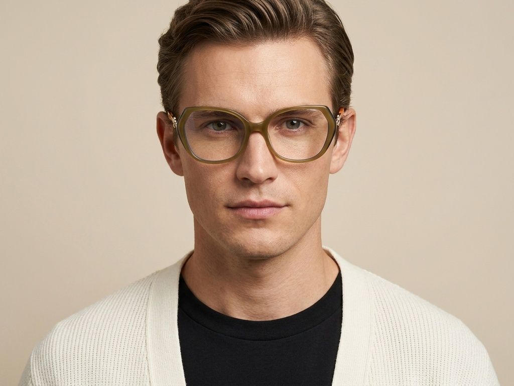 Butterfly Yellow Acetate Glasses #BS2012-2077