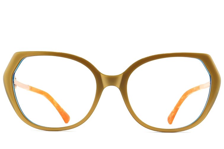 Butterfly Yellow Acetate Glasses #BS2012-2077