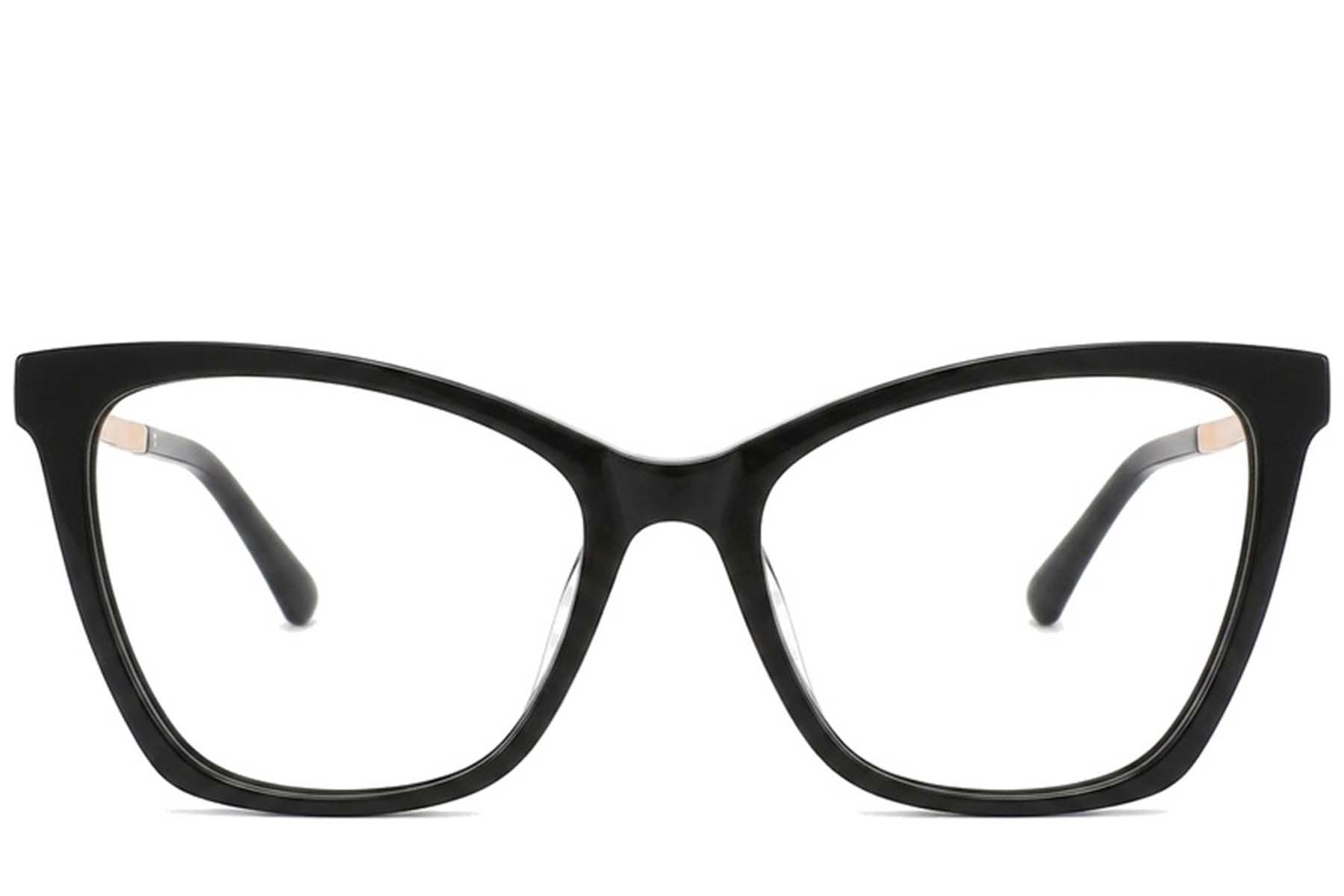 Butterfly Black Acetate Glasses #BS2012-2078