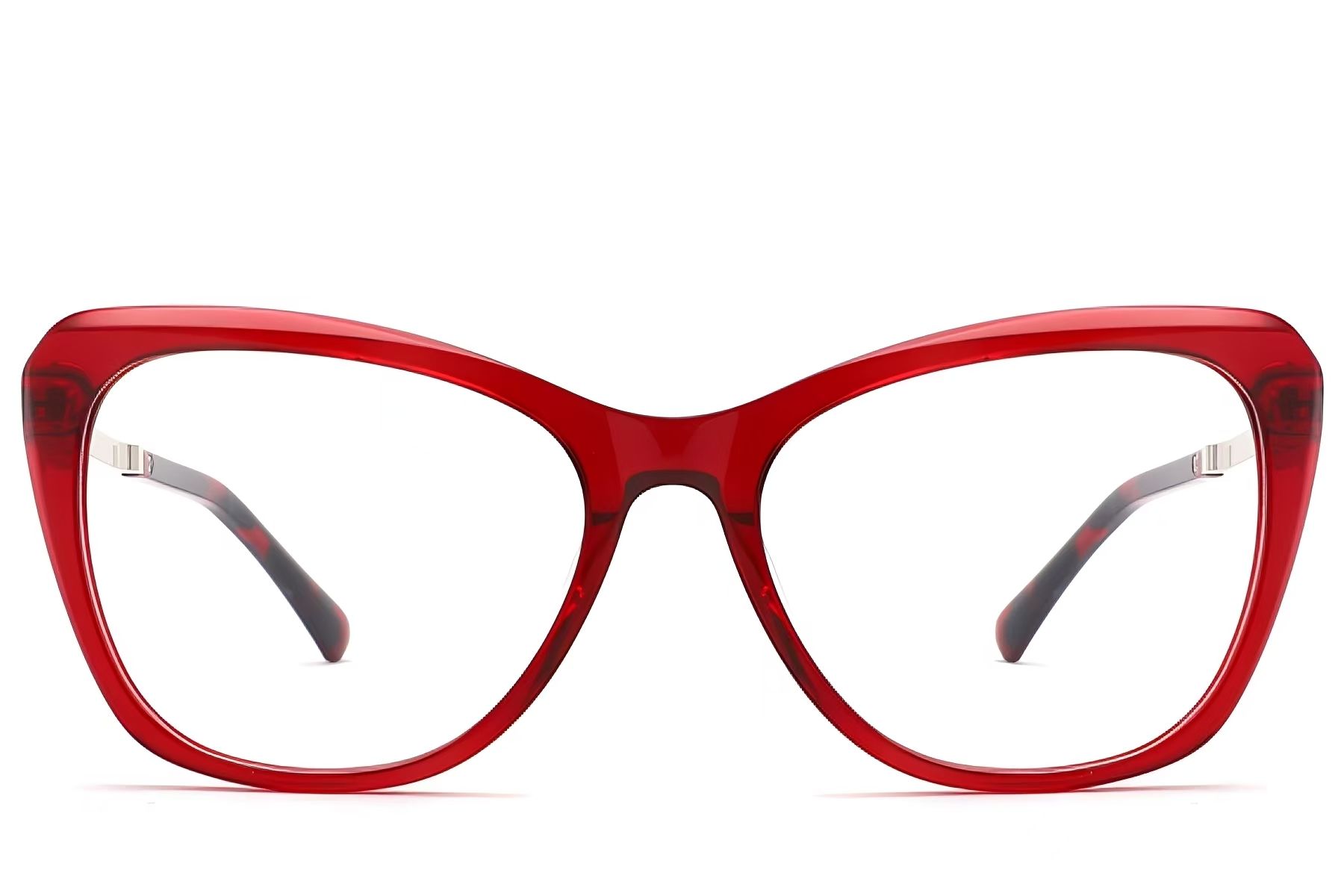 Butterfly Red Acetate Glasses #BS2012-2081