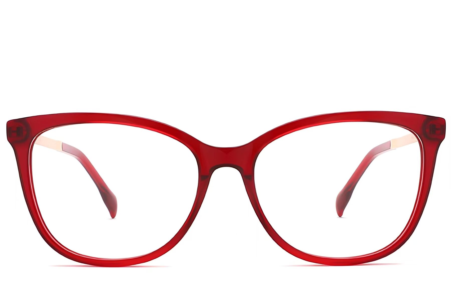 Vasos de acetato rojo con forma de mariposa #BS2012-2084
